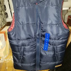 Boys Blue Puffer Vest