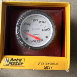 Auto Meter Phantom Electric Water Temperate Gauge 2 5/8”