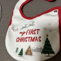 Free First Christmas Baby Bib