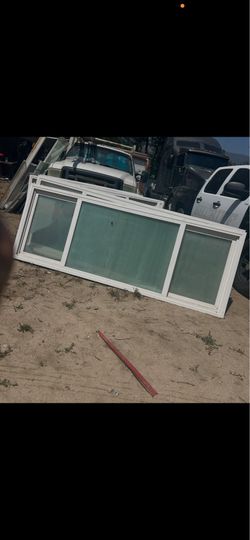 Vinyl double glass window