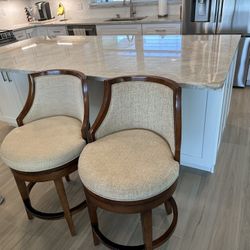 TOMMY BAHAMA BAR STOOLS.   COUNTER HEIGHT