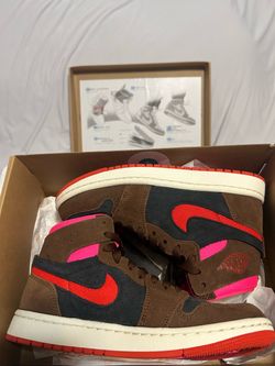 Air Jordan 1 High Brown Suede Sneakers