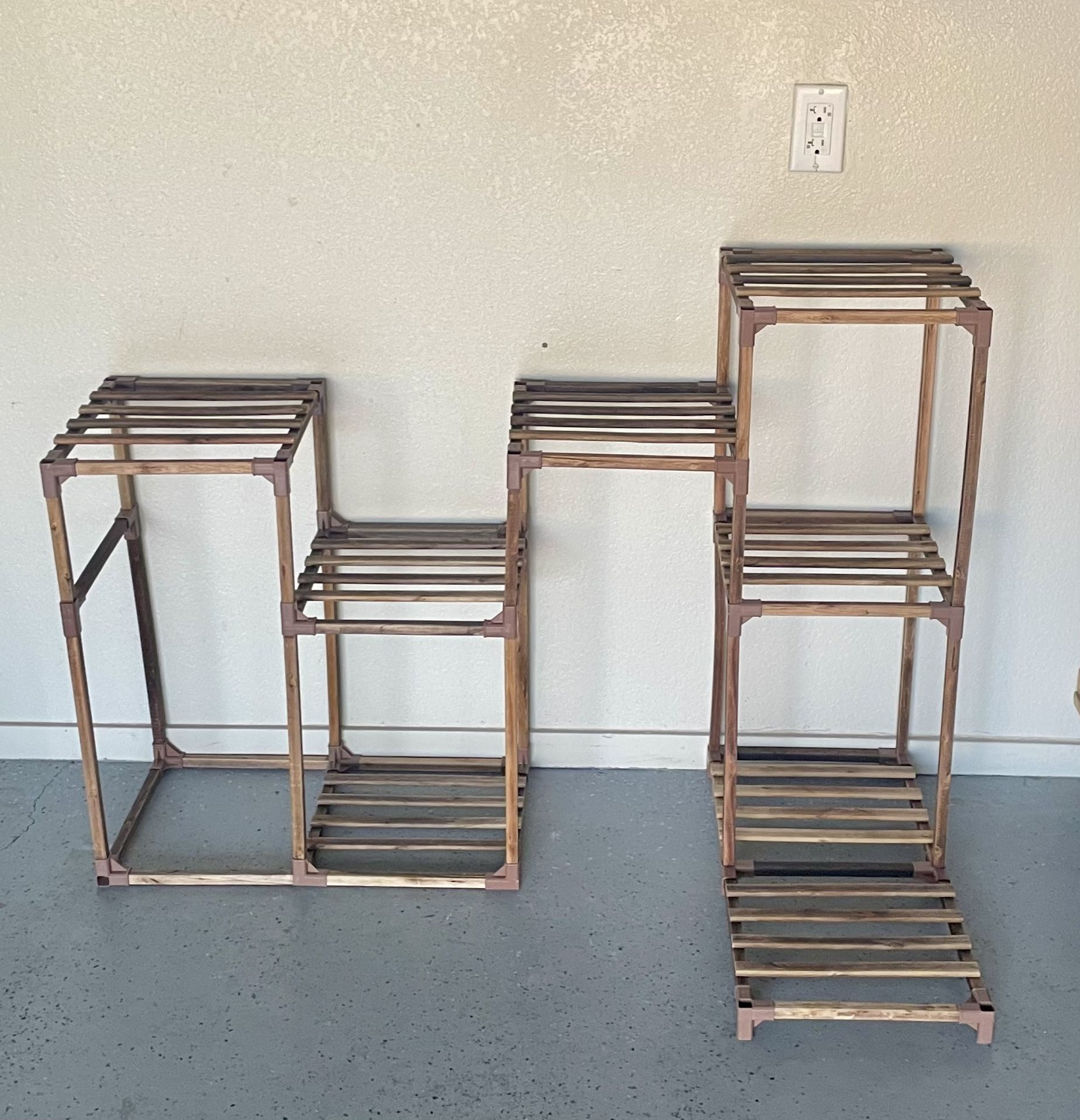 Big 3-Tier Wooden Plant Stand
