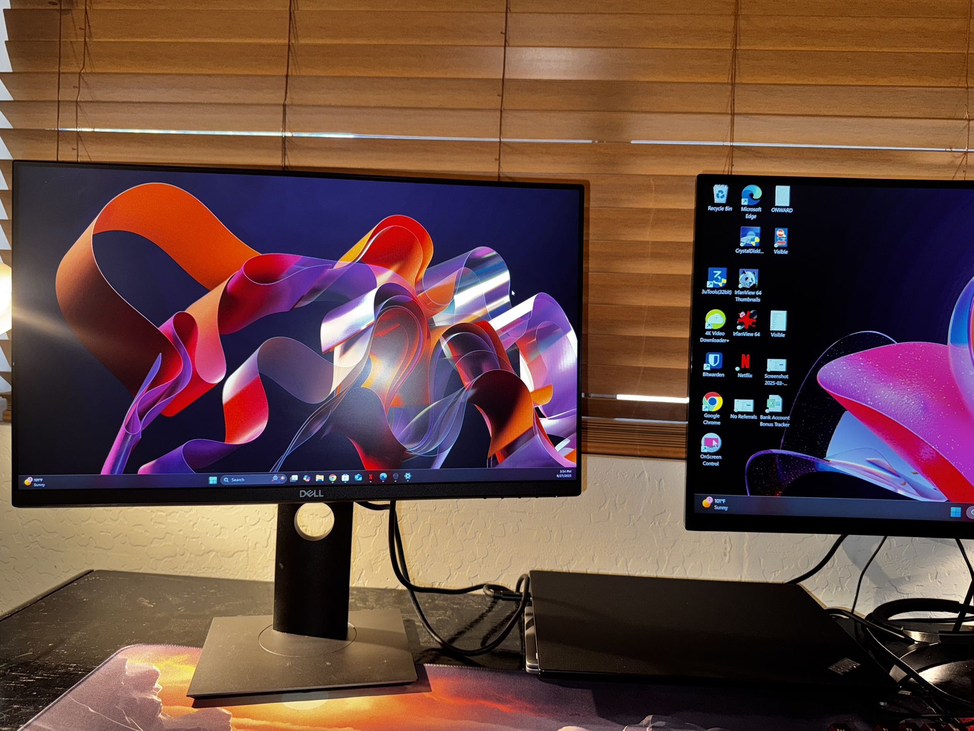🖥️ Dell 24” Monitor – P2412H | Full HD | HDMI + VGA – Clean & Functional!