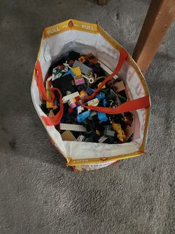 Large bag full of misc lego Legos 