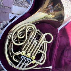 French Horn And Case