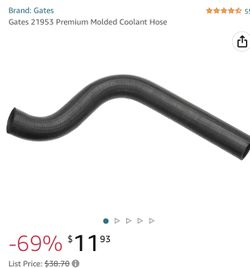 Molded coolant Hose