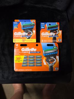 Gillette Fusion5 ProGlide Razor Blade Cartridges Bundle