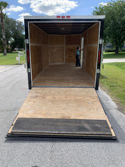 Brand new enclosed trailer 7x14TA2 with warranty and ready for you to start your business Thumbnail
