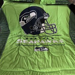 Seattle Seahawks Queen Comforter Set