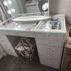 Vanity Table And Mirror
