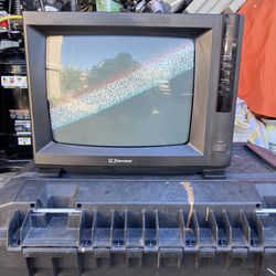 91 Emerson crt tv (vintage beast) (working)