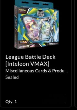 $20.00 League Battle Deck [Inteleon VMAX] Miscellaneous Cards & Produ... Sealed