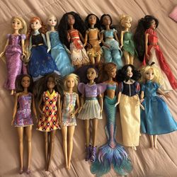 Princesses And Barbie’s 