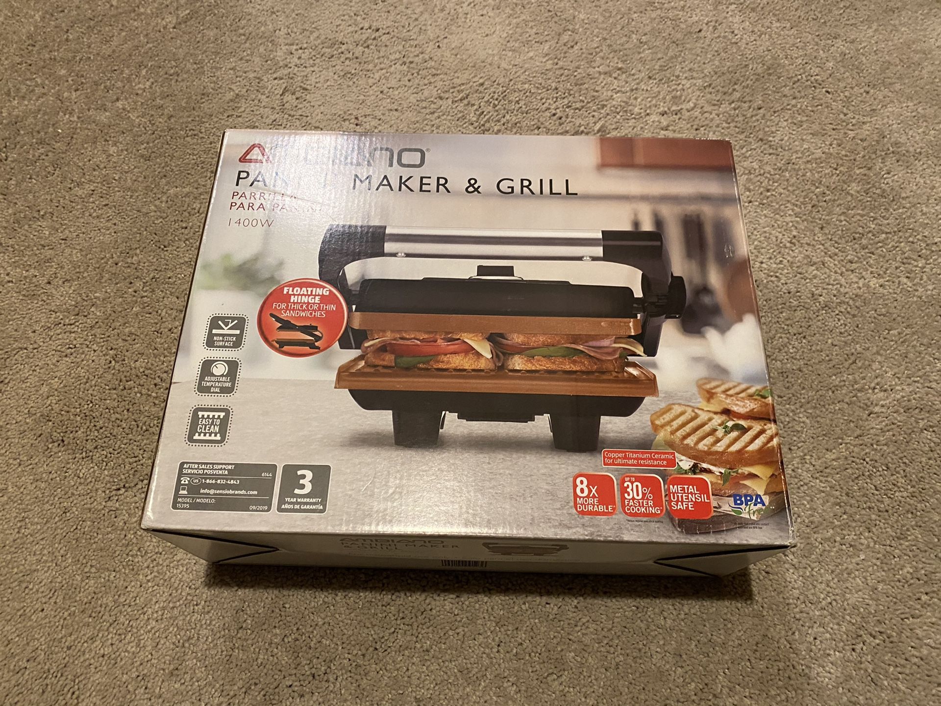 Panini Maker and Grill
