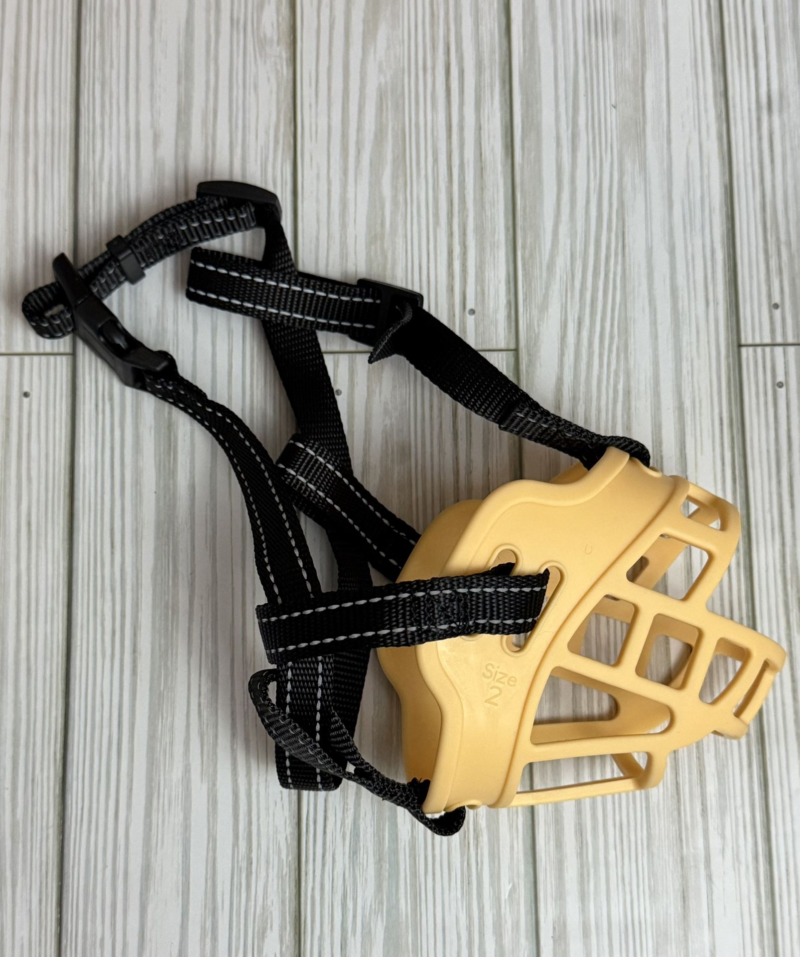 Dog Muzzle In Yellow, size 2