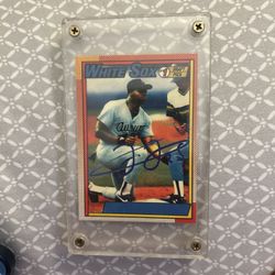 Frank Thomas Error Baseball Card 