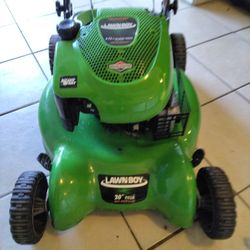 Just Squeeze The Handle Pull The Rope And Go Lawn Boy Self-propelled