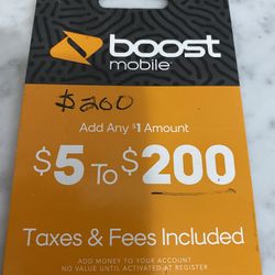 Boost Mobile Giftcard