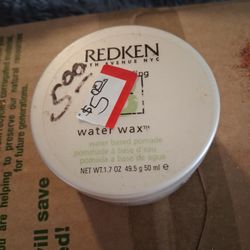 Used,  Redken Water Wax