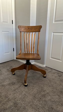 Antique desk chair