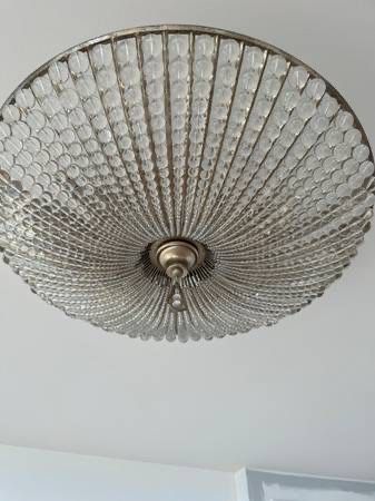 Leah 6 Light 25 inch Antique Silver Semi Flush Mount Ceiling Light - $750