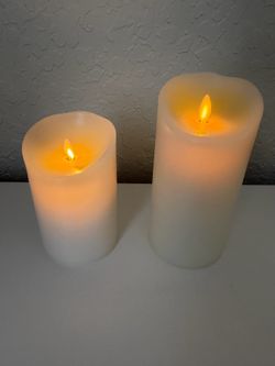 Set of Two Flameless Candles, Needs Batteries