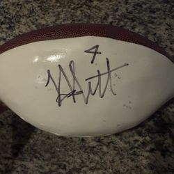 DAK PRESCOTT AUTOGRAPHED FOOTBALL