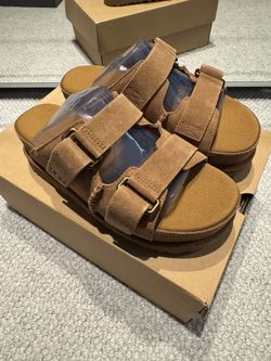 UGG Goldenstar Hi Slide Chestnut Tan