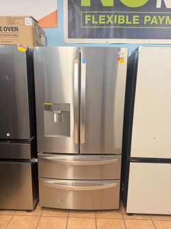  LG Standard-Depth External Water DIspenser 28.6-cu ft 4 -Door 36-in Wide with Ice Maker