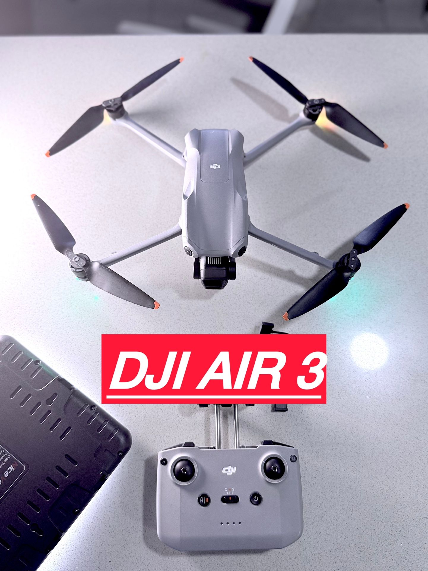DJI Air 3 Drone- Excellent Condition- No Scrapes or Damages 