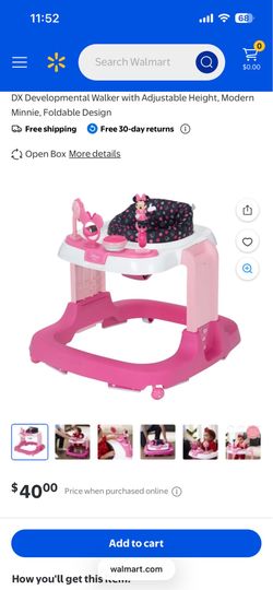 Minnie Mouse walker
