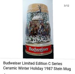 Budweiser stein