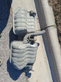 Factory OEM rear exhaust resonators