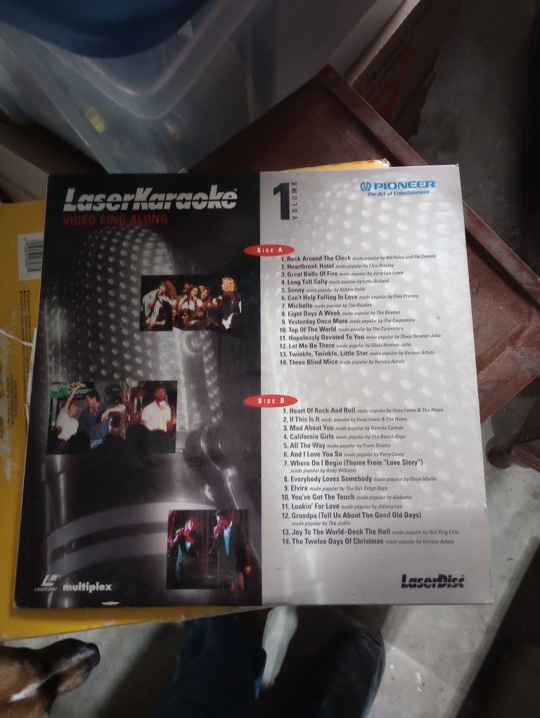 Laser Karaoke Discs