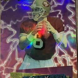 1995 Steve Young Topps Fan Favorite Finest Chrome Poster