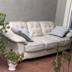 Leather Sofa 