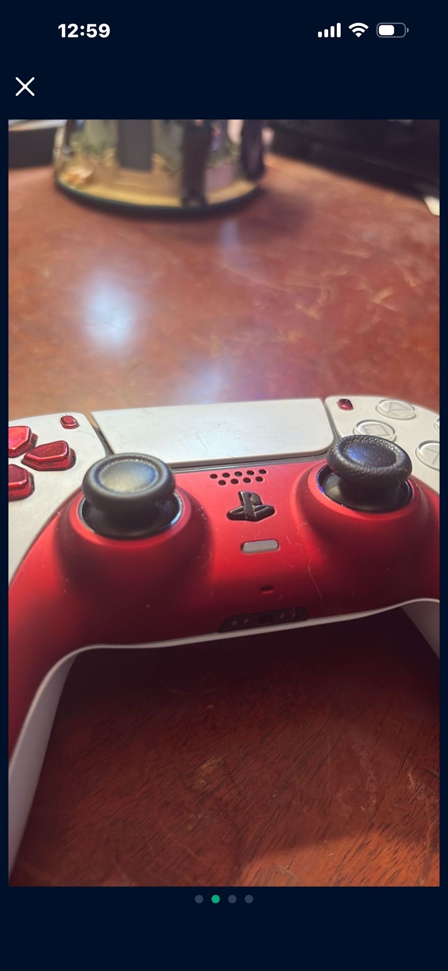 Red And White Ps5 Controller Pickup Only