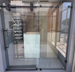 60” W x 62” H Bathtub Shower Door $295