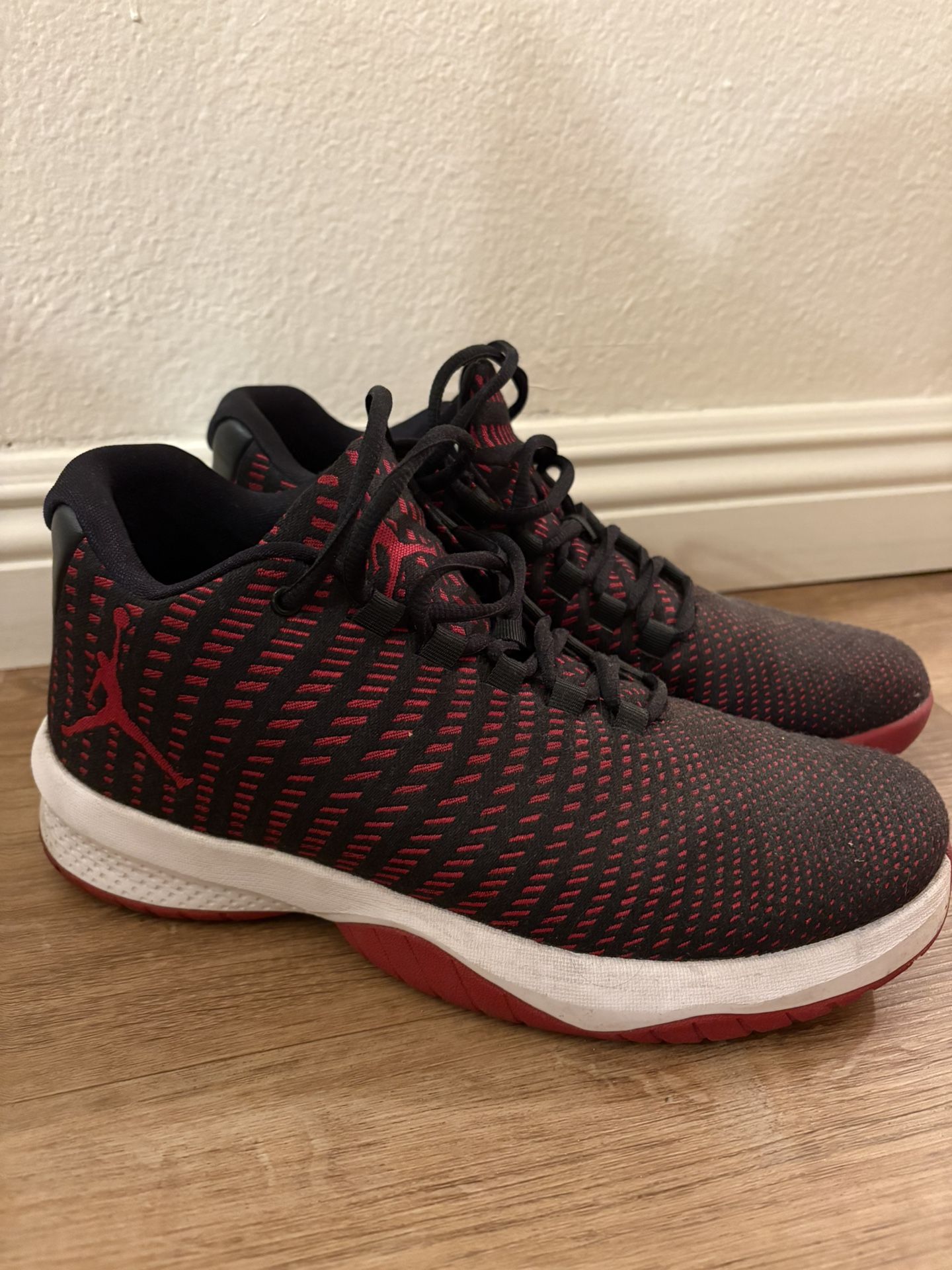 Air Jordan B Fly 23 Sneakers Shoes (Black and Red)