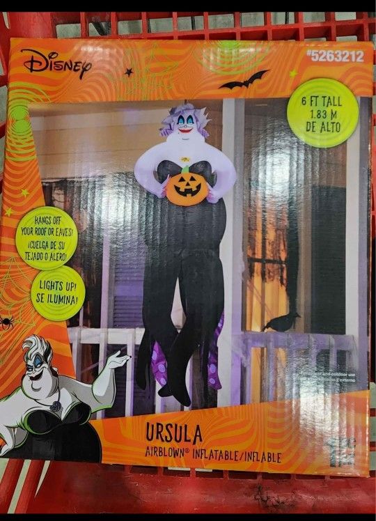 Inflatable Ursula Halloween Decor 
