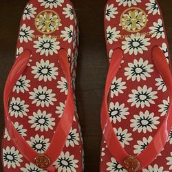 Tory Burch Wedge Flip Flops 