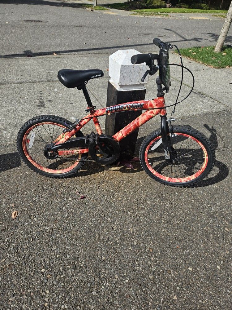 Kids Bike Dynascraft Firestone 18", Hand And Foot Brakes, 3-9 Years, Very Good Condition 