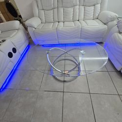 Recliners White 3 Pc 