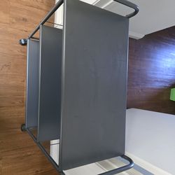 3-tier rolling storage cart