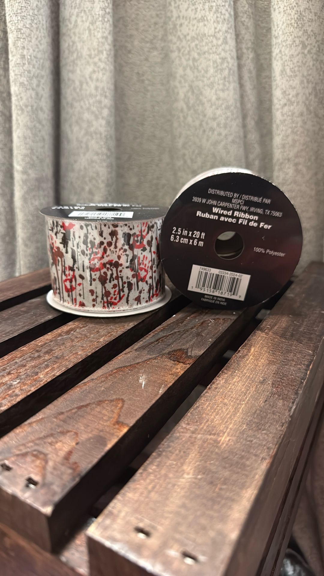 Halloween Wired Ribbon