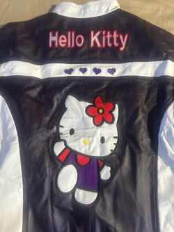 Hello kitty leather jacket size 16