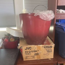 Large reddish flower pot