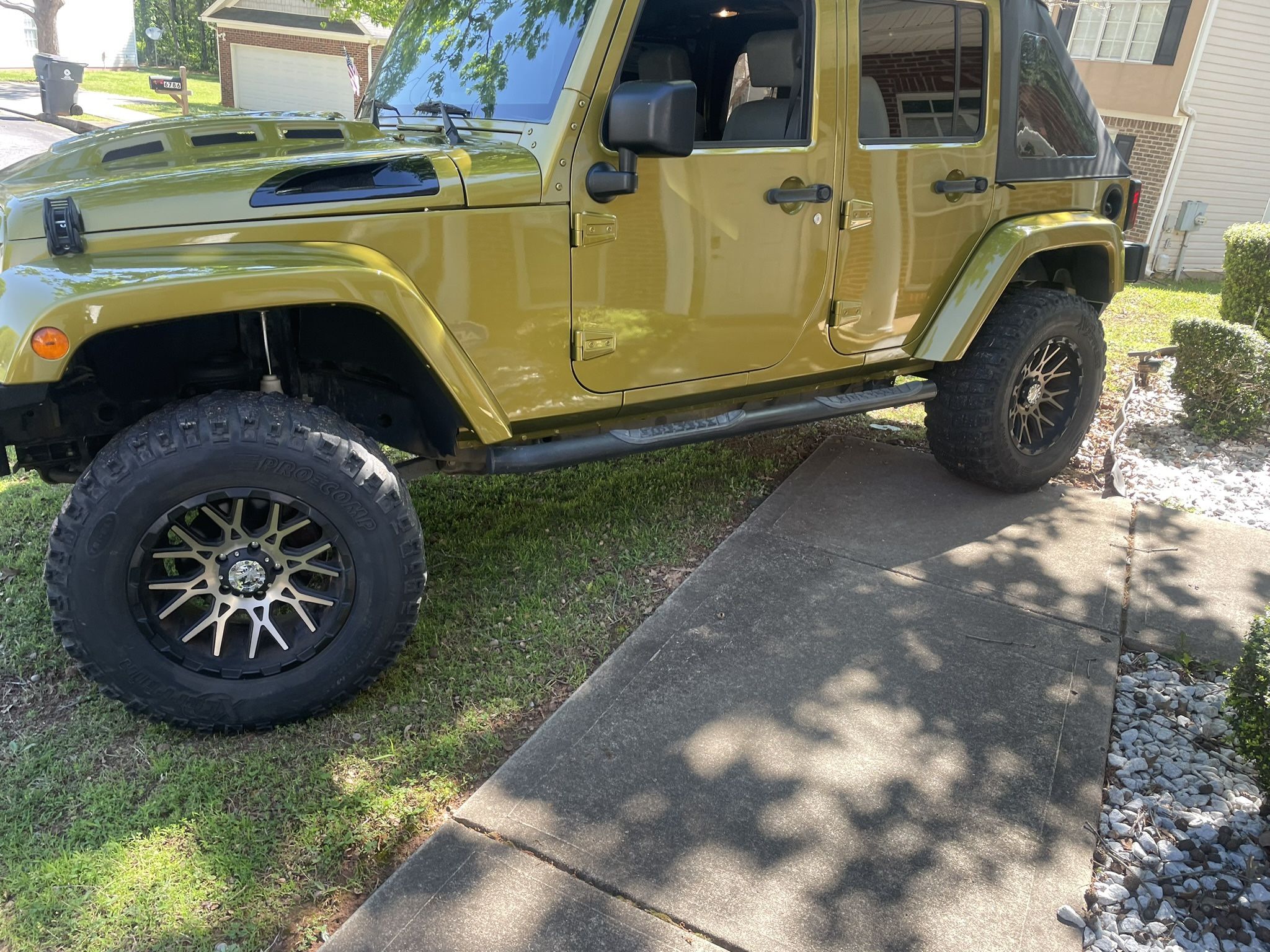 5Tires and rims  for a jeep 