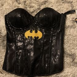 Bat Woman sequence corset 